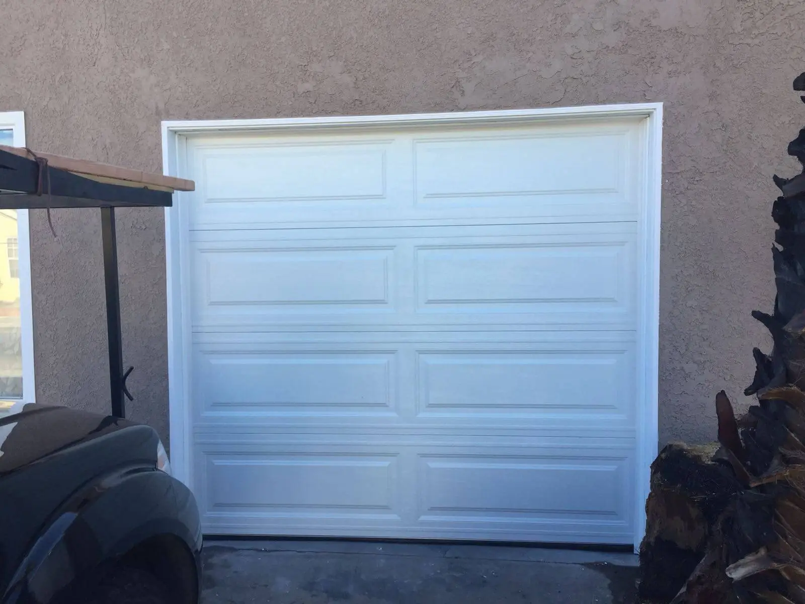 Damaged Garage Door Repaired